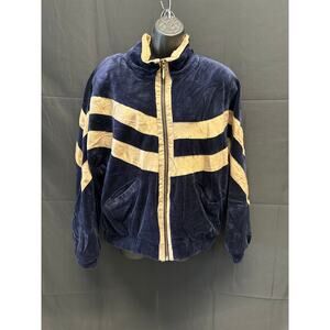 Vintage Gallery Sports Women’s Velour Track Jacket Size S